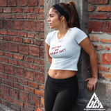 GYM GURL SHIT - WOMEN'S CROP TOP